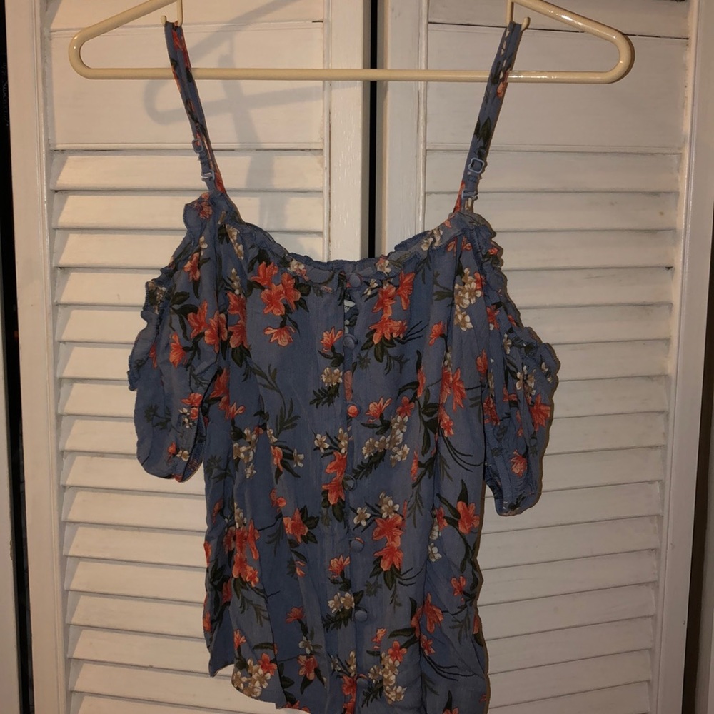 Off the shoulder tank